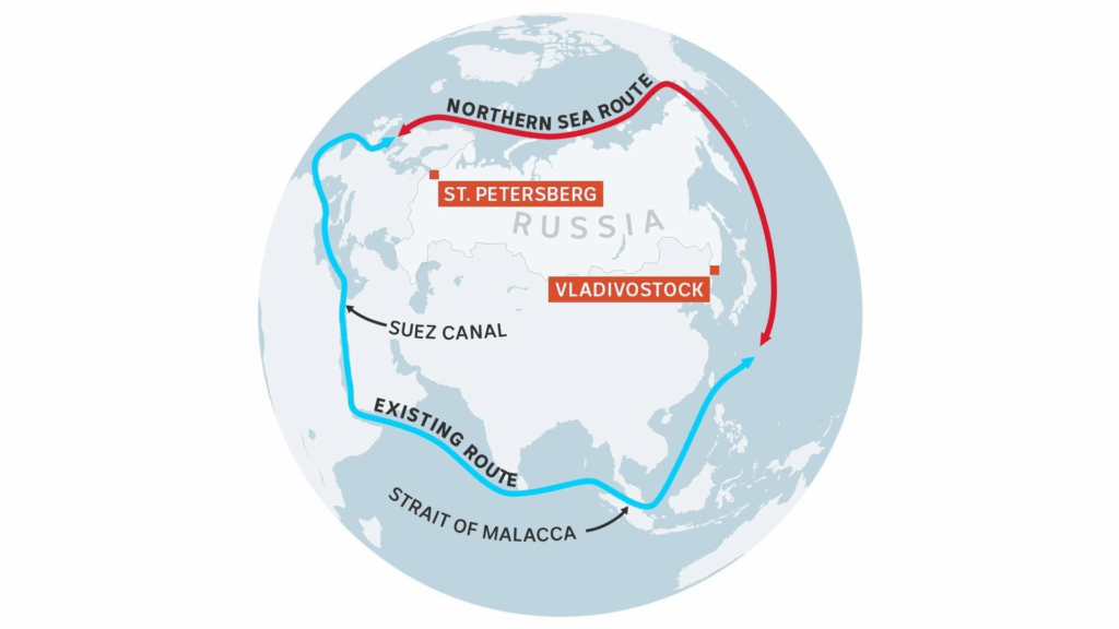Northern Sea Route Map of Northern Sea Route